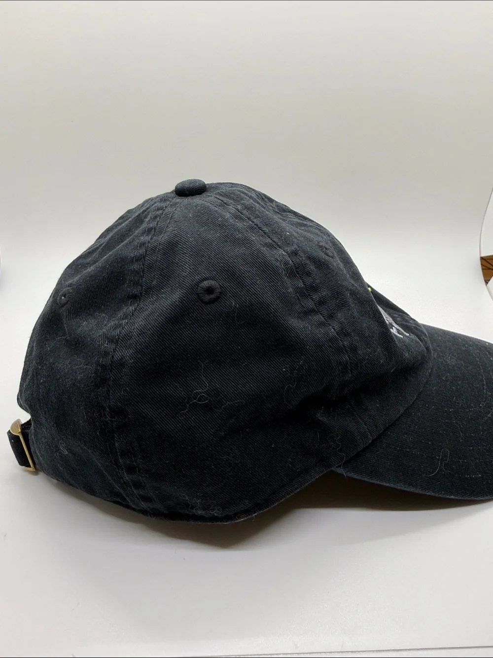 The Orvis Co. Unisex Black Baseball Hat Dog Logo 100% Cotton OS